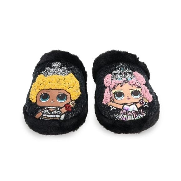 Big Girl LoL Surprise! Graphic Comfy Lounge Slippers Shoes Size 4/5 - Picture 7 of 10